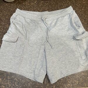 ASOS French Terry cargo shorts gray 3xl